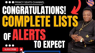 CONGRATULATIONS COMPLETE LISTS OF ALERTS TO EXPECT funding [upl. by Ameg326]