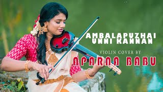 AMBALAPPUZHAI UNNIKANNANODU NEE COVER SONG VIOLINIST APARNNA BABU [upl. by Veal856]