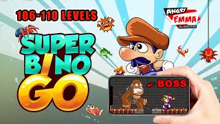 Super Bino Go  Levels 106110  BOSS 2K 60fps [upl. by Bois]