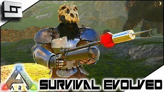 ARK Survival Evolved  HARPOON GUN E14  Ark Ragnarok Map [upl. by Charo]