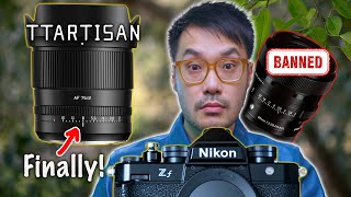 The Lens Nikon Wont let Sigma Make  TTArtisan 75mm f2 for Nikon Zf [upl. by Llirred]