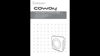 COWAY AP1512HHW 01 PDF MANUAL [upl. by Novehs]