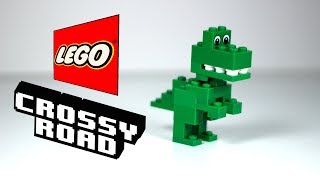 How to Make a LEGO Crossy Road T Rex Character  Tutorial [upl. by Agan]