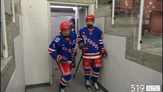 KMHA Blueline Tournament Under 18  Credit River Capitals vs Kitchener Jr Rangers [upl. by Kcirdahs]