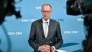 5 November 2024  LiveStatement mit Friedrich Merz amp Alexander Dobrindt [upl. by Mirabelle221]