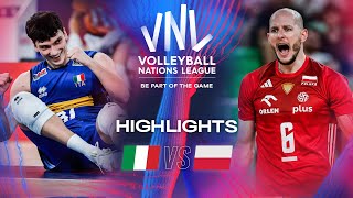 🇮🇹 ITA vs 🇵🇱 POL  Highlights  Week 3  Mens VNL 2024 [upl. by Eiggep]