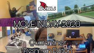 SVSU MOVE IN COLLEGE DAY VLOG 2020 DORM TOUR QUARANTINE EDITION [upl. by Mcgrody]