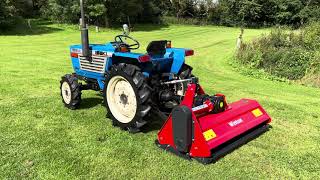 ISEKI TL1900 4WD Compact Tractor amp New 5ft Flail Mower [upl. by Domineca]