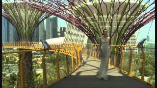 Ziad Nakad Spring Fashion Show 2014 on Gardens by the Bay Skyway Singapore [upl. by Flatto877]