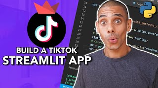 Build a TikTok Data Science App with Streamlit and Python  Data Science Project [upl. by Modesty]