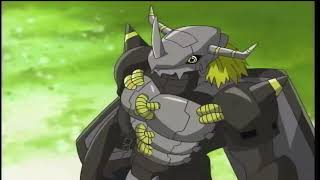 Digimon Season 2  Shakkoumon Paildramon amp Silphymon vs Black Wargreymon [upl. by Inavihs]