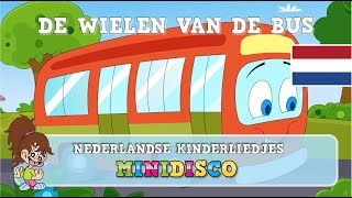 DE WIELEN VAN DE BUS  Kinderliedjes  Liedjes voor Peuters en Kleuters  Minidisco [upl. by Sandye651]