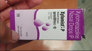 XylomistP Nasal Drops  Xylometazoline Nasal Drops  XylomistP Nasal drops Uses benefits review [upl. by Eliam]