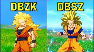 Goku  All Transformations amp Attacks  Sparking Zero vs DBZ Kakarot SSJSSJ2SSJ3SSGSSKX20 [upl. by Nugesulo]