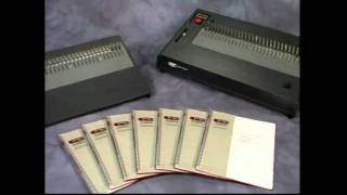 GBC 110EB Comb Binding Machine Introduction Demo Video [upl. by Naiva]