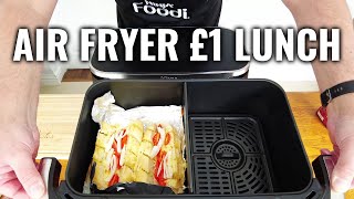 Delicious £1 AIR FRYER LUNCH Budget Cooking cooking recipe food [upl. by Eneri]