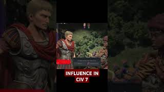 How Does Influence Work In Civ 7 [upl. by Llemrej]