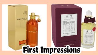 Penhaligon’s Kensington Amber amp Montale Honey Aoud [upl. by Eniloj]