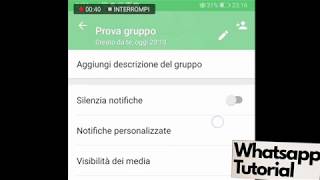 Come cancellare un gruppo WhatsApp Tutorial [upl. by Davey889]