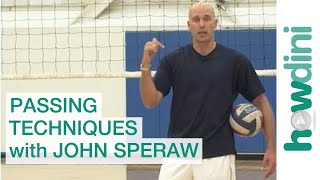 Volleyball tips Passing techniques with John Speraw [upl. by Bobker]