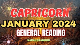 BAGONG TAON BAGONG BUHAY ♑️ CAPRICORN JANUARY 2024 GENERAL monthly KAPALARAN888 TAROT READING [upl. by Aydidey192]