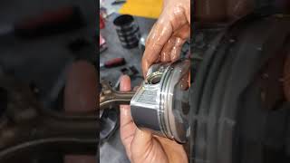 piston rings install [upl. by Enahc]