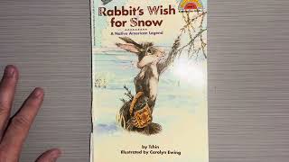 Rabbits Wish for Snow by Tchin for Scholastic is a winter read aloud for kids [upl. by Birmingham]