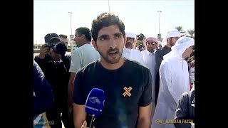 Interview Sheikh Hamdan فزاع Fazza quotGamilati Endurance Ridequot 🏆 Dubai 29122018 [upl. by Fausta618]