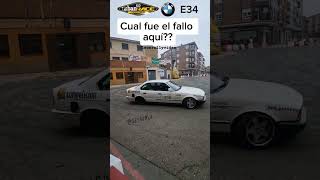 BMW E34 Urban Race urbanrace labañeza leon bmw e34 facyl drift drag slalom automobile [upl. by Laurella]