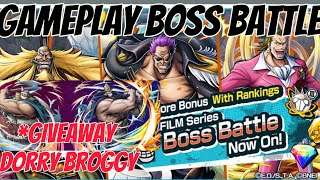 GIVEAWAY ACCOUNT OPBR DORRY amp BROGGY  GAMEPLAY BOSSBATTLE  ONE PIECE BOUNTY RUSH INDONESIA [upl. by Ylen]