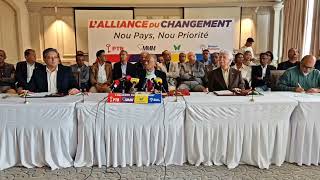 Suivez la conférence de presse de lAlliance du Changement [upl. by Guglielma]