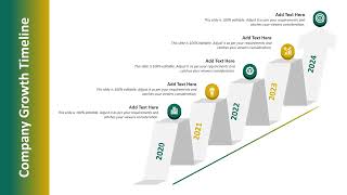 Company Growth Timeline PowerPoint Template  Kridha Graphics [upl. by Bethanne]