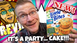 NEW LITTLE BITES PARTY CAKE MUFFINS TASTE AND REVIEW [upl. by Josefa]