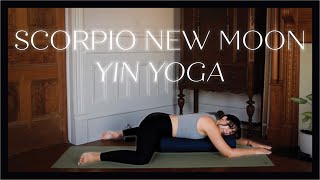 40 Min New Moon in Scorpio Yin Yoga  Deep Emotional Healing [upl. by Dinsdale]