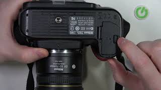 How to Remove amp Insert a Nikon Camera Battery [upl. by Lyred]