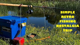 Simple Retro Fishing Nostalgia Trip  Roach and perch waggler fishing [upl. by Jasper]