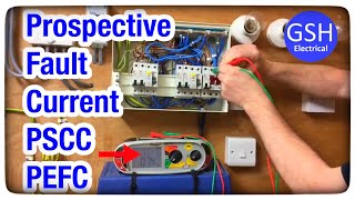 Electrical Testing Measuring Prospective Fault Current PFC How to do a PSCC and PEFC Test [upl. by Ayak]