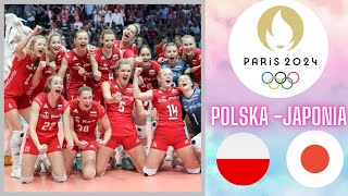 IGRZYSKA OLIMPIJSKIE POLSKA  JAPONIA  WYGRANA POLEK 31 W MECZU OTWARCIA [upl. by Vish]