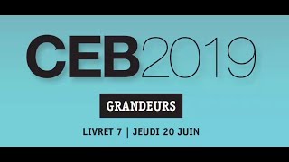 CEB exercices grandeurs partie 13 [upl. by Yddet203]