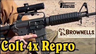 New Reproduction Colt 4x AR15 Scope by Brownells [upl. by Jaymie608]