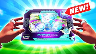 INSANE Vaporeon VMAX Premium Collection Unboxing [upl. by Aisirtap459]