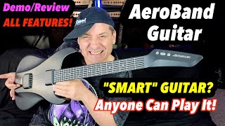 AeroBand Guitar  Demo and Full Review  A Smart USB MIDI Guitar [upl. by Greenman]