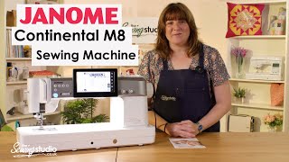 Janome Continental M8 Sewing Machine Review [upl. by Ebby]