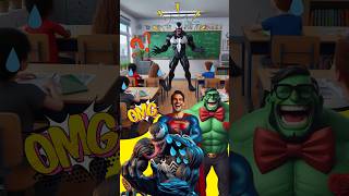 Venom becomes a teacher LOL 📺 Avengers amp DCAll Marvel characters marvel​ shorts​ dc superhero [upl. by Mirella]