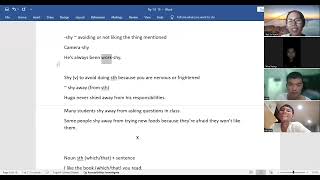 How to use quotshyquot as an adjective and a verb english learning spokenenglish [upl. by Woodward904]