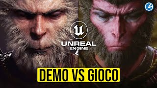 Black Myth Wukong che grafica Demo vs Gioco [upl. by Elianore]