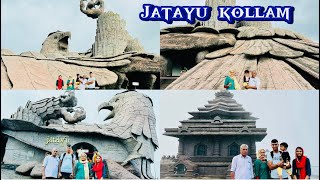 World’s largest sculpture in Kerala  Jatayu Kollam  jatayu earth centre and ropeway details [upl. by Nwadahs]