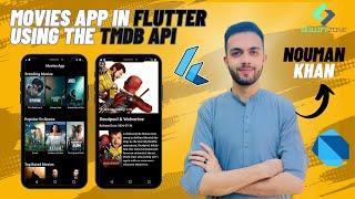 Movies App in Flutter using TMDB API  REST APIs [upl. by Oloapnaig]