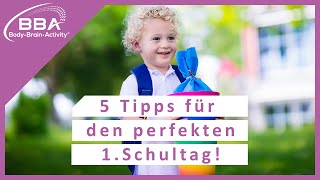 Perfekter erster Schultag 5 Geheimtipps zur Vorbereitung auf die Schule [upl. by Quartet]