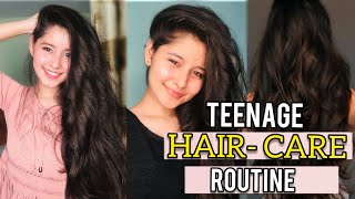 TEENAGE Hair Care Routine  My Hair Care Secret  Long Shiny And Healthy Hair  KiranTutorialz [upl. by Byron]